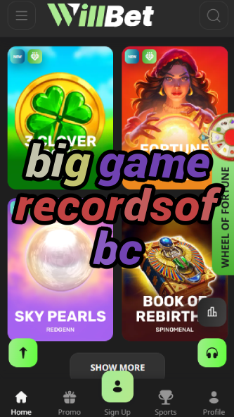 Big Game Records of BC: Hunting & Fishing-vz72fvrf.com